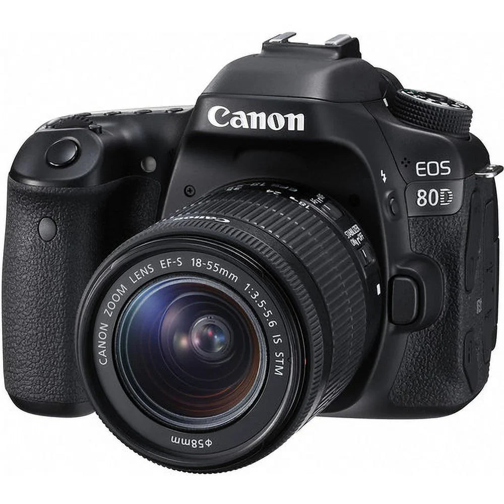 EOS 80D DSLR Camera with 18-55mm Lens + 16GB Expo Advanced Kit
