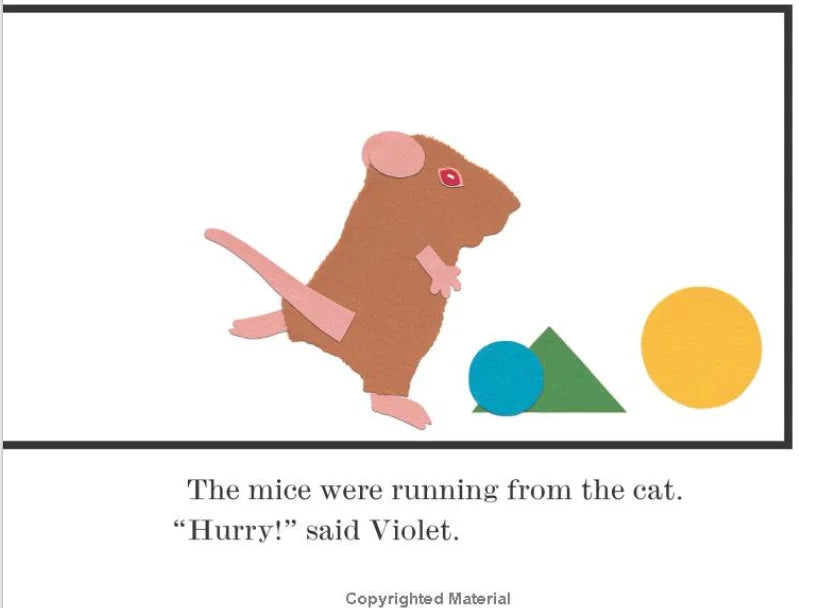 Mouse Paint, Mouse Count, Mouse Shapes by Ellen Stoll Walsh (Hardcover Collection) learn about colors, color mixing, 123s and shapes with three mice and the animals that chase them!