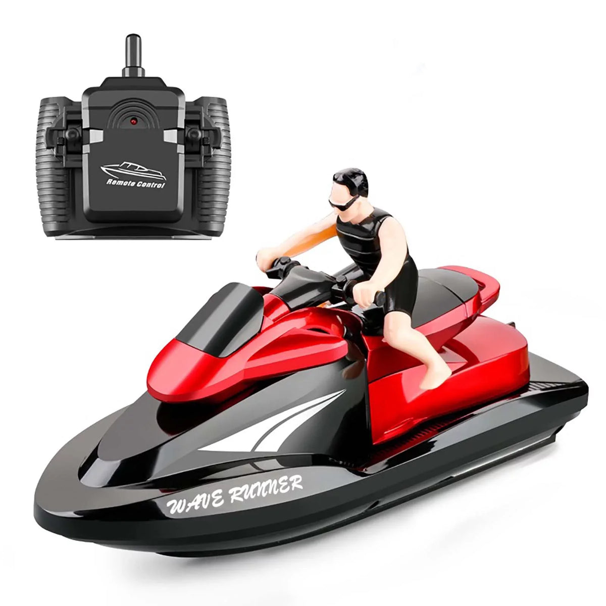 OWSOO 809 RC Motorboat RC Boat High Speed Remote Control Boat for Pools Lakes 2.4Ghz Fluid for Boys and Girls
